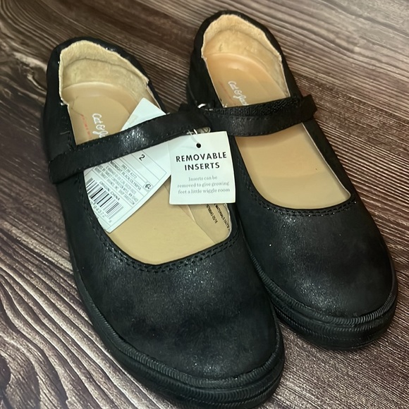 Black girls glitter flats - Picture 4 of 4